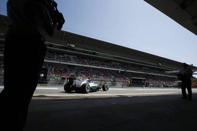 Motorsports: FIA Formula One World Championship WM Weltmeisterschaft 2015, Grand Prix of Spain, 6 Nico Rosberg (GER, Mercedes AMG Petronas Formula One Team), xHOCHxZWEIx
