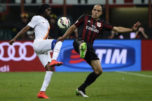 Aktuell Fußball, Italien, AC Mailand - AS Rom Aktuell Fußball, Italien, AC Mailand - AS Rom Gervinho Roma, Alex Milan Serie A AC Milan - AS Rom giuseppexceleste