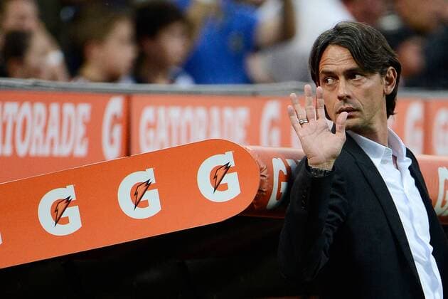 Aktuell Fußball, Italien, AC Mailand - AS Rom Filippo Inzaghi Milan Serie A AC Milan - AS Rom giuseppexceleste