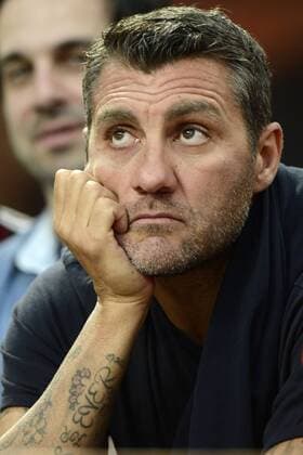 Aktuell Fußball, Italien, AC Mailand - AS Rom Christian Vieri Serie A AC Milan - AS Rom giuseppexceleste