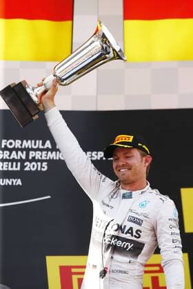 Motorsports: FIA Formula One World Championship WM Weltmeisterschaft 2015, Grand Prix of Spain, 6 Nico Rosberg (GER, Mercedes AMG Petronas Formula One Team), xHOCHxZWEIx