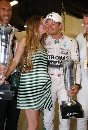 Motorsports: FIA Formula One World Championship WM Weltmeisterschaft 2015, Grand Prix of Spain, 6 Nico Rosberg (GER, Mercedes AMG Petronas F1 Team) and his wife Vivian xHOCHxZWEIx