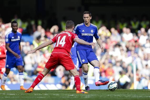 10.05.2015. London, England. Barclays Premier League. Chelsea versus Liverpool. Chelsea s Nemanja Matic in action xCraigxMercerx  ActionPlus11619925