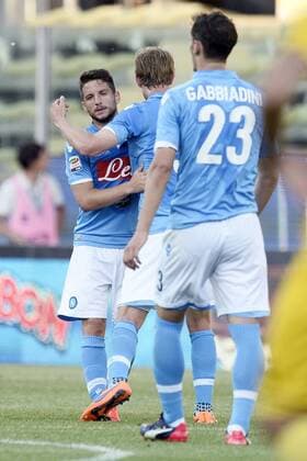 Aktuell Fußball, Italien, AC Parma - SSC Neapel Serie A FC Parma - SSC Napoli Torjubel Dries Mertens 