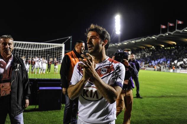 Aktuell Fußball, Frankreich, Girondins Bordeaux, Letztes Spiel im Stadion Parc Lescure Hommage du Parc Lescure a Marc PLANUS (gir) FOOTBALL : Bordeaux vs Nantes - 36eme journee de L1 - Ligue1 - 09 05 2015 ThierryBreton Panoramic 