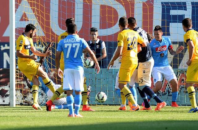 Aktuell Fußball, Italien, AC Parma - SSC Neapel Serie A FC Parma - SSC Neapel il gol di Palladino xHOCHxZWEIx xItalyxPhotoxPressx 