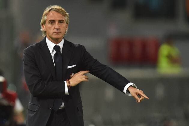 Aktuell Fußball, Italien, Lazio Rom - Inter Mailand Roberto Mancini Inter Serie A 2014 2015 Lazio Rom - Inter Mailand andreaxstaccioli