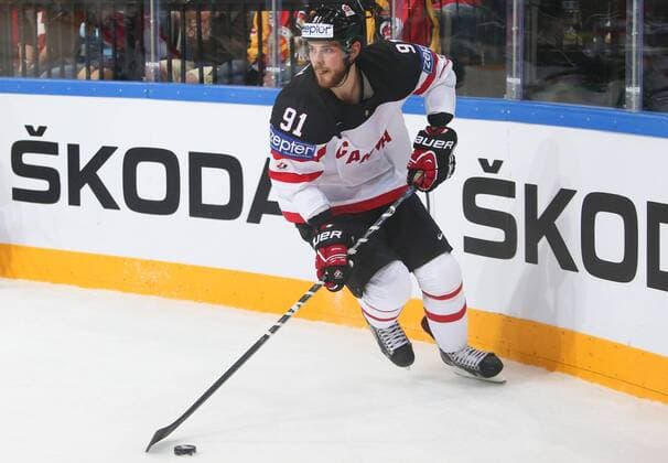 Ice hockey Eishockey - IIHF Ice Hockey WC 2015 PRAGUE,CZECH REPUBLIC,10.MAY.15 - ICE HOCKEY - IIHF World Ice Hockey Championships, international match Länderspiel Switzerland vs Canada. Image shows Tyler Sguin (CAN). GEPAxpictures xAndreasxPranter 