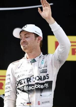 ROSBERG Nico F1 Team F1 Mercedes AMG Sieger GP von Spanien bei der Siegeehrung FIA Motorsport Formel 1 Saison 2015 Grand Prix von Spanien 2015 in Barcelona am 10.Mai 2015 