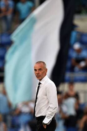 Aktuell Fußball, Italien, Lazio Rom - Inter Mailand Stefano Pioli Lazio Serie A 2014 2015 Lazio Rom - Inter Mailand andreaxstaccioli