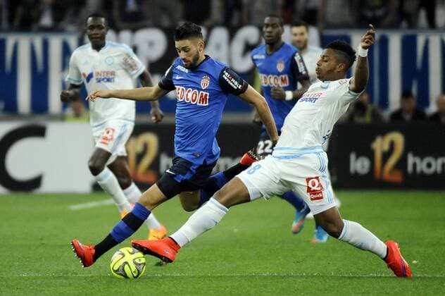 Aktuell Fußball, Frankreich, Olympique Marseille - AS Monaco Lemina (OM) - Carrasco (ASM) FOOTBALL : Marseille vs Monaco - Ligue 1 - 10 05 2015 FranckPennant Panoramic 
