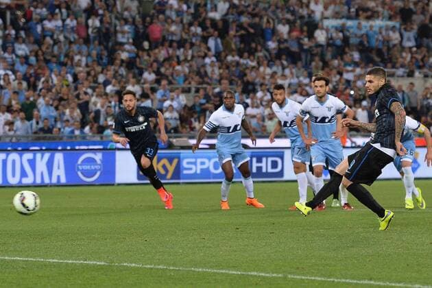 Serie A Lazio Rom - Inter Mailand rigore Icardi 