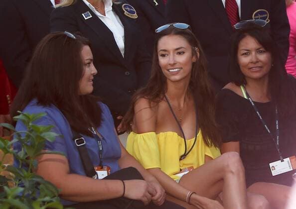May 10, 2015 - Ponte Vedra Beach, Florida, United States - (L-R) Taylor Fowler, Alexis Randock and Lynn Fowler attend the trophy presentation after the final round of THE PLAYERS Championship. THE PLAYERS Championship - Final Round - ZUMAw109