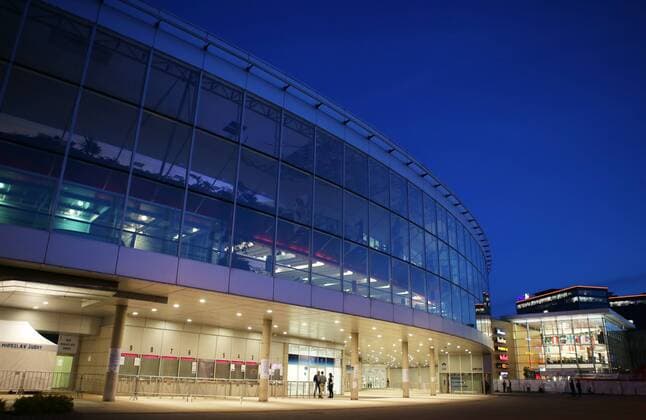 Ice hockey Eishockey - IIHF Ice Hockey WC 2015 PRAGUE,CZECH REPUBLIC,11.MAY.15 - ICE HOCKEY - IIHF World Ice Hockey Championships, international match Länderspiel . Image shows the O2 Arena. GEPAxpictures xAndreasxPranter 