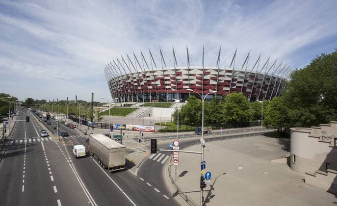May 12, 2015 - Warsaw, Poland - National Stadium in Warsaw, on May 12, 2015. National Stadium in Warsaw  - ZUMAn230