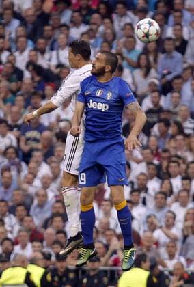 Partido de futbol entre el Real Madrid y la Juventus de Turin de vuelta de semifinales de la Champions League 2014 2015, celebrado en el estadio Santiago Bernabeu, en Madrid 13 05 2015. Soccer match between Real Madrid and Juventus, second round of semi finals of the 2014 2015 Champions League, held at the Santiago Bernabeu stadium, in Madrid 05 13 2015. Cristiano Ronaldo 