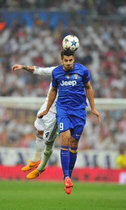 13.05.2015, Fussball UEFA Champions League 1 2 Finale, Real Madrid - Juventus Turin, v.l. Sergio Ramos (Real Madrid) - Alvaro Morata (Juventus)