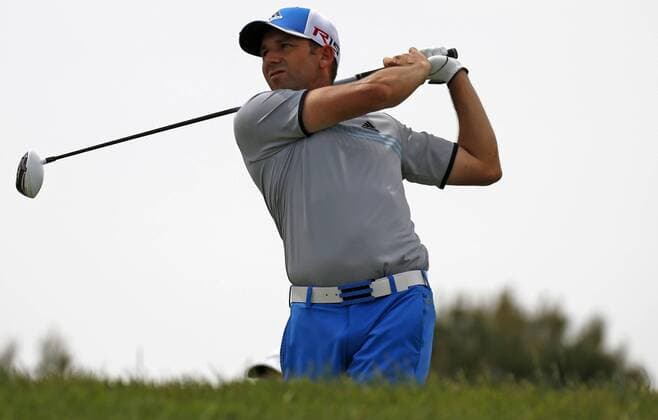 BARCELONA -may 14- SPAIN: Sergio Garcia in the Spain Open Golf, held in the Club de Golf El Prat, may 14, 2015. Photo: Joan Valls Urbanandsport Cordon Press 