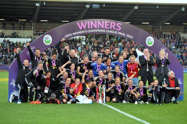 Francfort vainqueur de la Ligue des champions FOOTBALL : Francfort vs Paris SG - Finale ligue des champions feminine - 14 05 2015 AnthonyBIBARD FEP Panoramic 