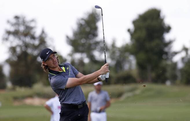 May 15, 2015 - Barcelona, Spain - BARCELONA -may 15- SPAIN: Tommy Fleetwood in the Spain Open Golf, held in the Club de Golf El Prat, may 15, 2015. Photo: Joan Valls Urbanandsport Nurphoto Open Spain Golf  - ZUMAn230