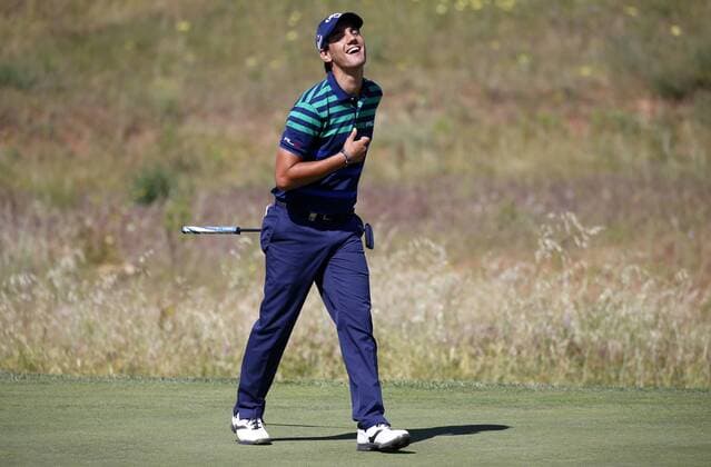 BARCELONA -may 15- SPAIN: Rafael Cabrera Bello in the Spain Open Golf, held in the Club de Golf El Prat, may 15, 2015. Photo: Joan Valls Urbanandsport Cordon Press 