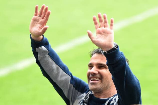 Fußball 3. Liga 37. Spieltag MSV Duisburg - Holstein Kiel am 16.05.2015 in der Schauinsland-Reisen-Arena in Duisburg Gino Lettieri ( Trainer Duisburg )