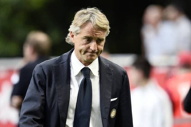 Aktuell Fußball, Italien, Serie A, Inter Mailand - Juventus Turin Serie A Inter Mailand - Juventus Turin Roberto Mancini 