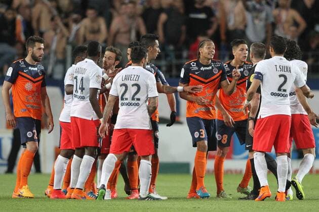 Aktuell Fußball, Frankreich, Ligue 1, Montpellier HSC - Paris St. Germain Choc Montpellier - PSG FOOTBALL : Montpellier vs Paris SG - Ligue 1 - 16 05 2015 RichardGosselin Panoramic 