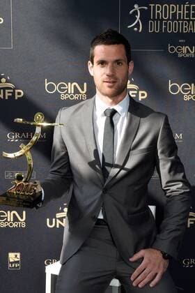 Aktuell Fußball, Frankreich, Ehrung durch französische Spieler-Gewerkschaft Denis Petric (ES Troyes AC) - Bester Torwart Ligue 2 FOOTBALL : Trophees UNFP du Football - 17 05 2015 AnthonyBIBARD FEP Panoramic 