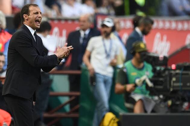 Serie A Inter Mailand - Juventus Turin Massimiliano Allegri 