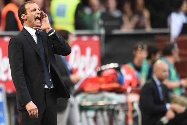 Serie A Inter Mailand - Juventus Turin Massimiliano Allegri 