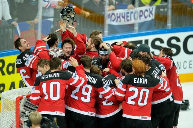 PRAG Ice hockey Eishockey IIHF ICE HOCKEY World Championship WM Weltmeisterschaft 2015 FINAL GOLD MEDAL GAME Weltmeister Kanada  20150517_PF_PA154