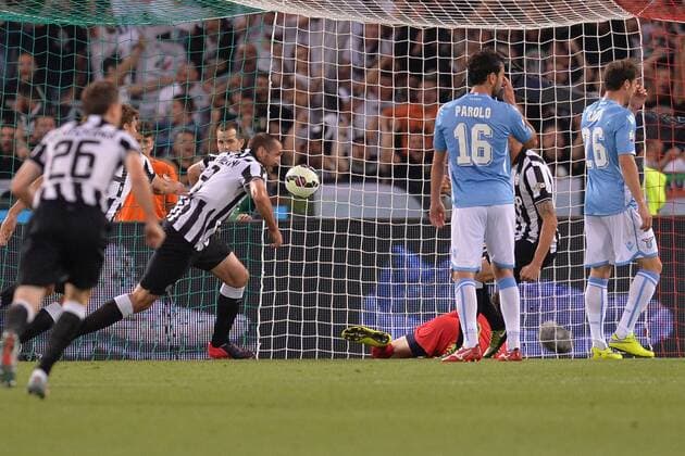 il gol di Giorgio Chielleini Juventus. Goal celebration. Roma 20-05-2015 Stadio Olimpico. Football Finale Tim Cup 2015. Juventus - Lazio. Foto Antonietta Baldassarre Insidefoto AntoniettaxBaldassarre
