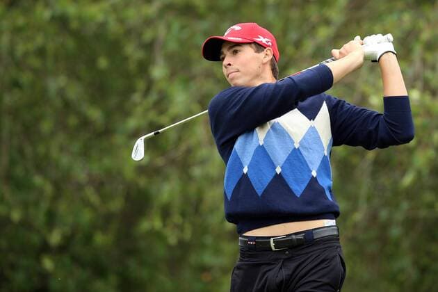 GOLF - Kaernten Golf Open 2015 GOEDERSDORF,AUSTRIA,21.MAY.15 - GOLF - European Challenge Tour, Kaernten Golf Open, GC Schloss Finkenstein. Image shows Johannes Frahs (AUT). GEPAxpictures xDanielxGoetzhaber