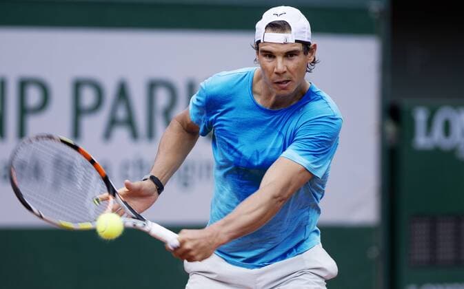 TENNIS - ATP Tennis Herren French Open 2015 PARIS,FRANCE,21.MAY.15 - TENNIS - ATP World Tour, Grand Slam, Roland Garros, French Open, training. Image shows Rafael Nadal (ESP). GEPAxpictures xMatthiasxHauer