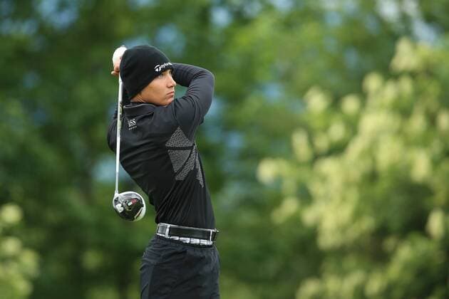GOLF - Kaernten Golf Open 2015 GOEDERSDORF,AUSTRIA,21.MAY.15 - GOLF - European Challenge Tour, Kaernten Golf Open, GC Schloss Finkenstein. Image shows Dominic Foos (GER). GEPAxpictures xDanielxGoetzhaber