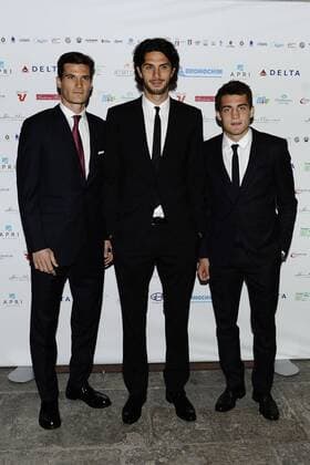 Mailand, 21.05.2015 - Premio Gentlemen Fair Play 2015 - Marco Andreolli-Andrea Ranocchia-Mateo Kovacic 