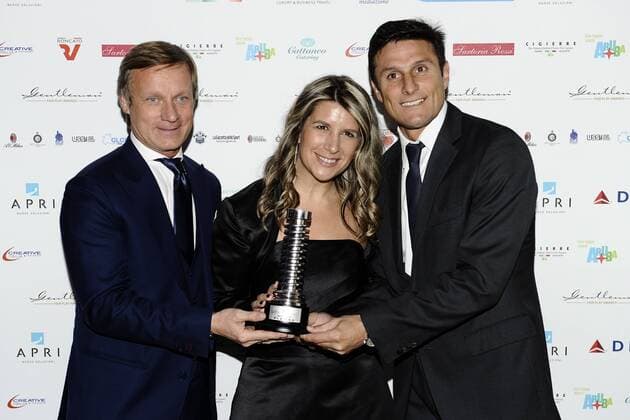 Mailand, 21.05.2015 - Premio Gentlemen Fair Play 2015 - Javier Zanetti-Paula Della Fuento 