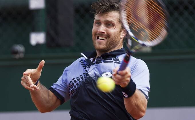 TENNIS - ATP Tennis Herren French Open 2015 PARIS,FRANCE,22.MAY.15 - TENNIS - ATP World Tour, Grand Slam, Roland Garros, French Open, qualification. Image shows Michael Berrer (GER). GEPAxpictures xMatthiasxHauer