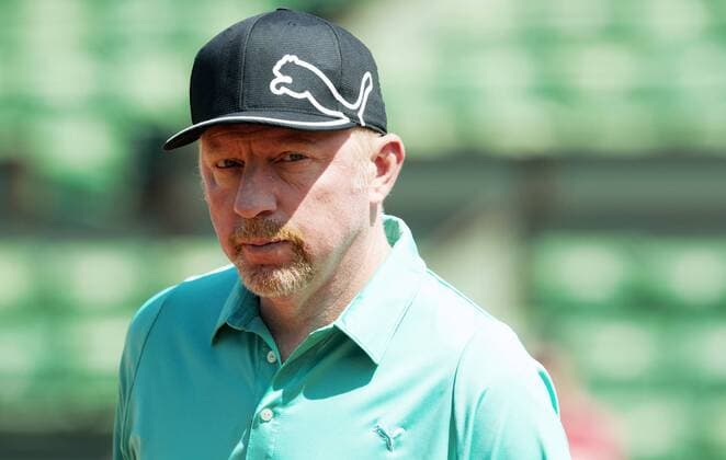 TENNIS - ATP Tennis Herren French Open 2015 PARIS,FRANCE,22.MAY.15 - TENNIS - ATP World Tour, Grand Slam, Roland Garros, French Open, training. Image shows Boris Becker. GEPAxpictures xMatthiasxHauer