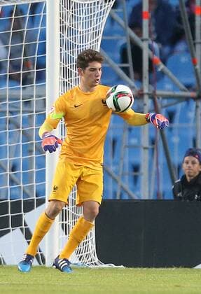 22.05.2015 Burgas(Bulgaria) Germany-France U17 U 17 Final European Championship EM Europameisterschaft men s football Luca Zidane (c) France :Str 
