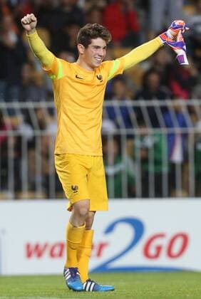 22.05.2015 Burgas(Bulgaria) Germany-France U17 U 17 Final European Championship EM Europameisterschaft men s football Luca Zidane France :Str 
