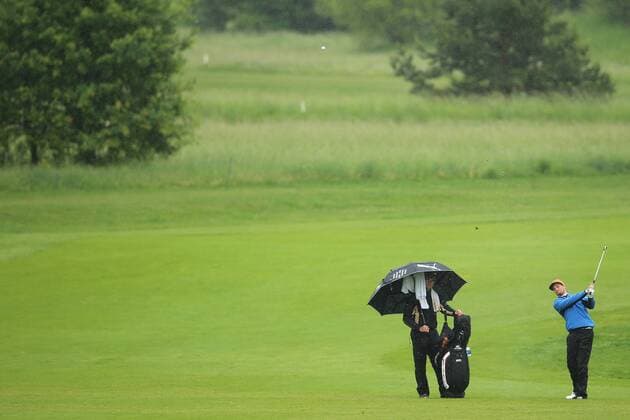 GOLF - Kaernten Golf Open 2015 GOEDERSDORF,AUSTRIA,23.MAY.15 - GOLF - European Challenge Tour, Kaernten Golf Open, GC Schloss Finkenstein. Image shows Tobias Nemecz (AUT). GEPAxpictures xDanielxGoetzhaber
