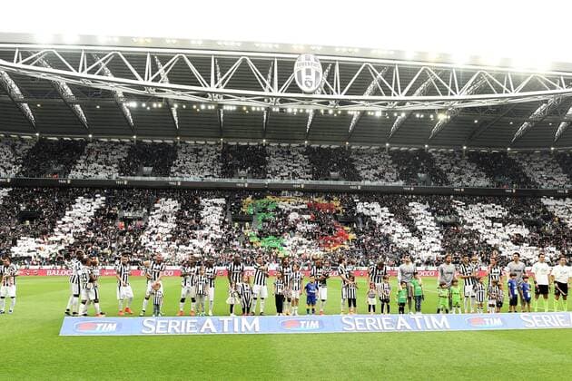 23 05 2015 - campionato di calcio serie A ITA Football Juventus Turin foto MatteoxGribaudi Image Pictured: Choreographie Fans Juventus Turin 