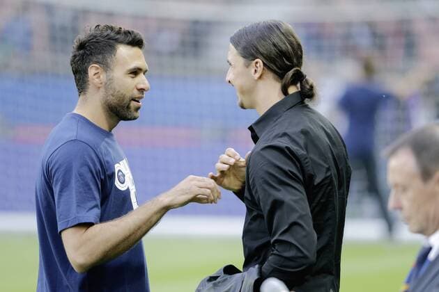 Zlatan Ibrahimovic (psg), Salvatore Sirigu (psg) FOOTBALL : Paris st Germain vs Stade de Reims - Ligue 1 - 23 05 2015 StephaneAllaman Panoramic 