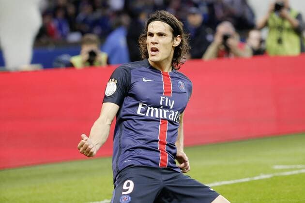 Edinson Roberto Paulo Cavani Gomez (psg) (El Matador) (El Botija) (Florestan) marque 1er but FOOTBALL : Paris st Germain vs Stade de Reims - Ligue 1 - 23 05 2015 StephaneAllaman Panoramic 