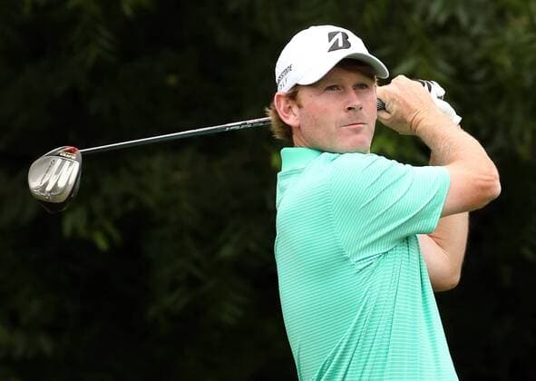 May 23, 2015 - Fort Worth, TX, USA - Brandt Snedeker watches his shot from the 6th tee during the third round of the Crowne Plaza Invitational at the Colonial in Fort Worth, Texas, on Saturday, May 23, 2015. Crowne Plaza Invitational at the Colonial, third round - ZUMAm67_