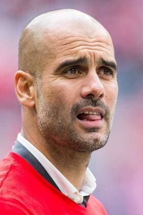 1. Bundesliga, Saison 2014 2015, 34. Spieltag in Muenchen, FC Bayern Muenchen - 1. FSV Mainz 05, Trainer Pep Guardiola (FC Bayern) DeFodi507