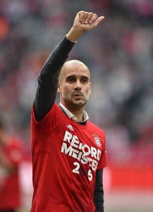 23.05.2015, Fussball, Saison 2014 15, 1. Bundesliga, 34. Spieltag, FC Bayern München - FSV Mainz 05 2:0 Trainer Pep Guardiola (Bayern Muenchen)