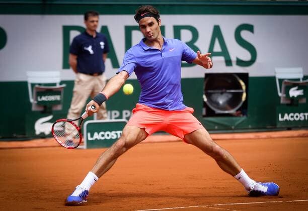 - PARIS, FRANCE: Swiss Roger Federer pictured during men s single first round at Roland Garros tennis tournament in Paris, France, Sunday 24 May 2015. The Roland Garros Grand Slam takes place from 24 May to 07 June 2015. VIRGINIExLEFOUR  x04629648x